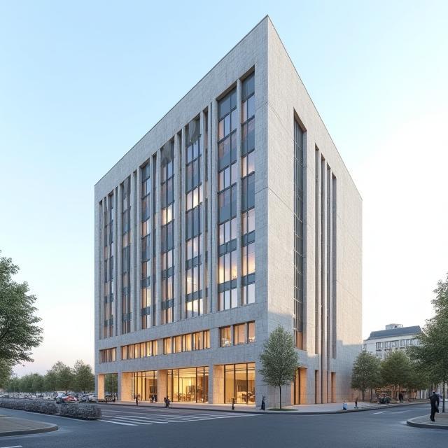 Façade du siège social de la société
