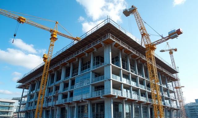 Construction de bâtiment moderne